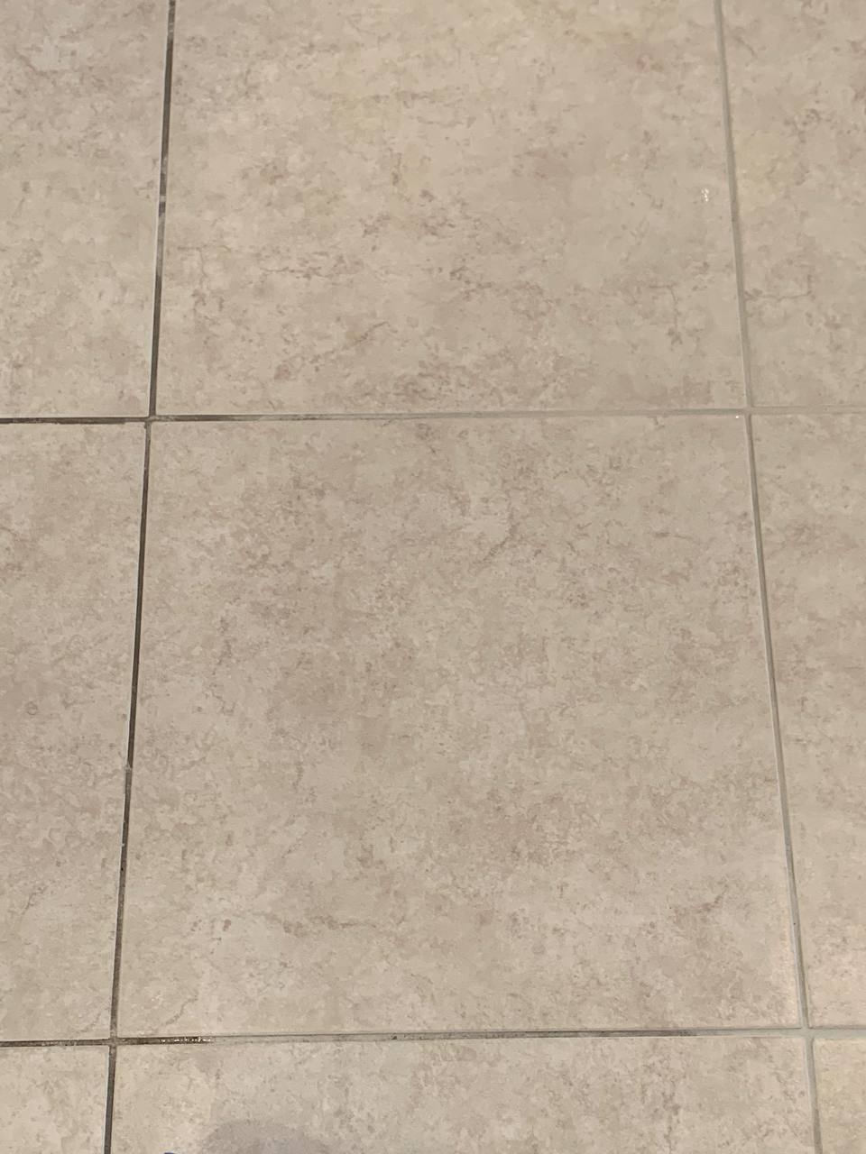 Scott's Carpet Care 14-inch spinner extraction tool on commercial tile in Humble, TX