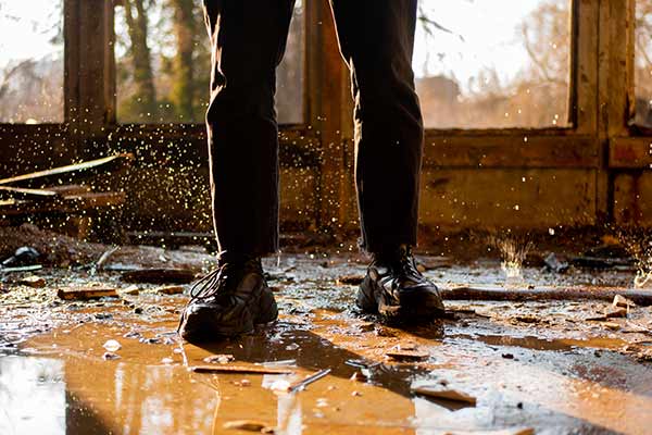 Storm and hurricane water damage cleanup